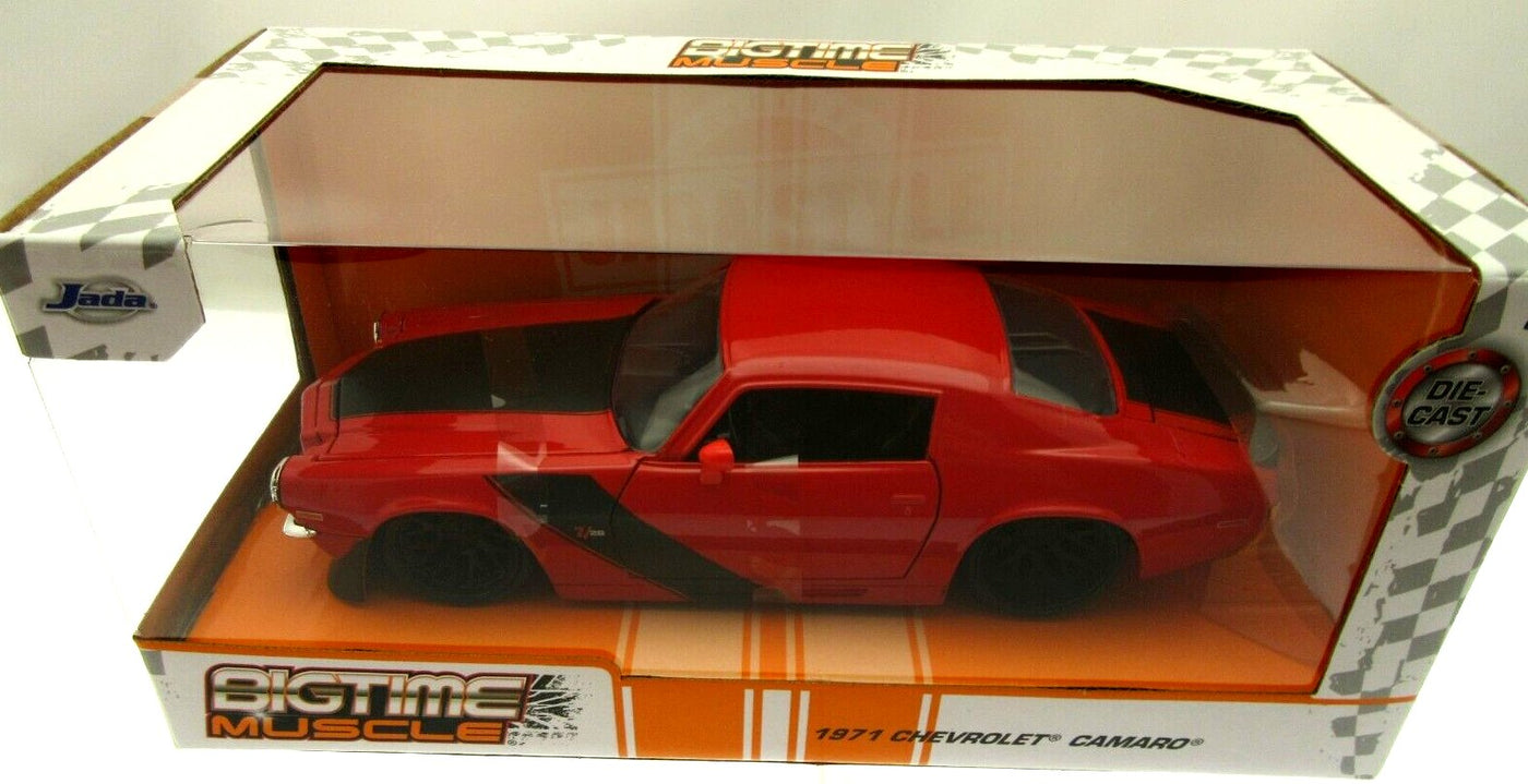 1971 Chevrolet Camaro Red Metal Die Cast Car   1:24