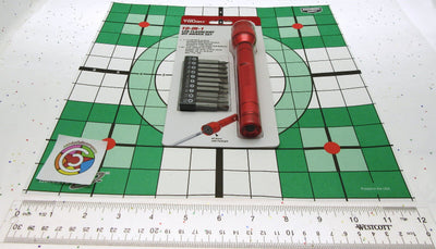 Flashlight Screw Driver ~ Multi-Bit Driver Set ~ Light ~ Hyper Tough Tool