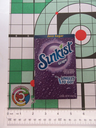 Sunkist Grape ~ Packets ~ Zero Sugar Free ~ Drink Mix ~ 3 Boxes