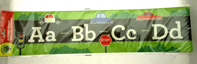 Teaching Tree Alphabet Border 7 pack Educational Poster - Road