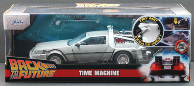 Back to the Future ~ DeLorean Time Machine ~ Metals Die Cast Car ~ 1:24