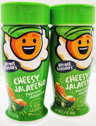 Kernel Season's Popcorn Seasoning Cheesy Jalapeno ~ 2.4oz Two Pack