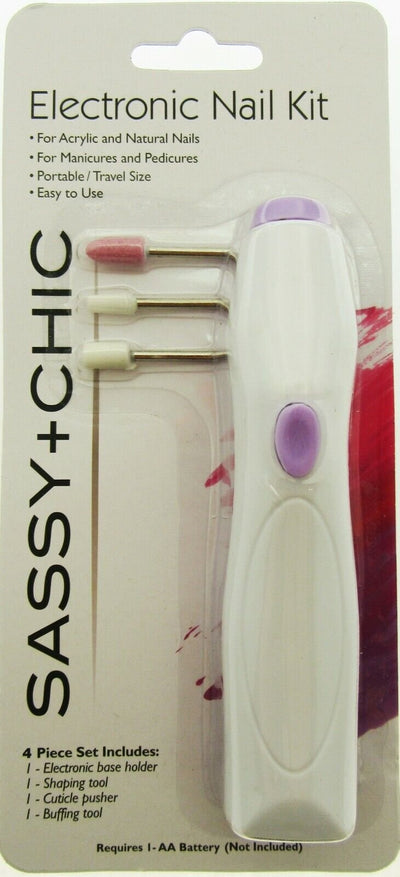Electric Nail Kit Manicure Pedicure Acrylic and Natural Nails File Travel Size P