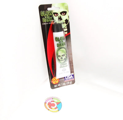 Halloween Glow In The Dark Cream Make Up ~ 1oz Tube