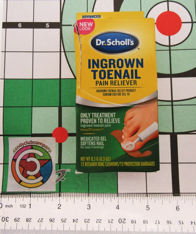 Dr Scholl's Ingrown Toenail Pain Reliever Sodium Sulfide Gel Cushions & Bandages