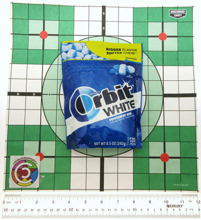 Orbit White Peppermint Gum ~ Wrigley's ~ 120 pieces ~ 8.5oz bag