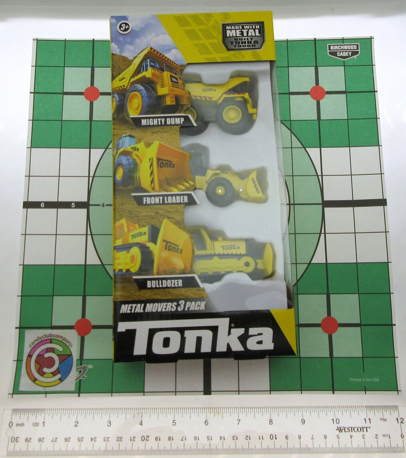 Tonka ~ Mighty Dump, Front Loader, Bulldozer ~ Metel~ 3 Vehicles
