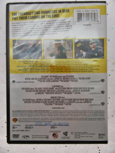 Police Academy 1, 2 & 3 ~ 3 Film Collection ~ Comedy ~ Movie ~ New DVD