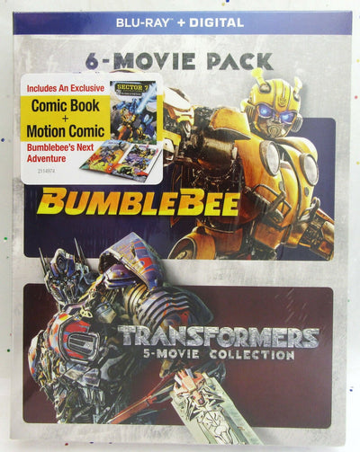 Bumblebee ~ 2018 ~ Plus Transformers 1 2 3 4 & 5 ~ 6 Movie Pack ~ New BLU-RAY