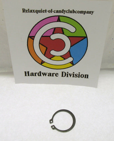 External Retaining Snap Ring ~ 1 1/4 inch~ Black Oxide ~ Spring Steel