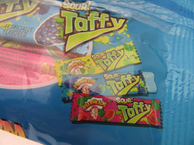 NEW! Warheads ~ Sour Taffy ~ 3.59oz Bag ~ Lot of 2