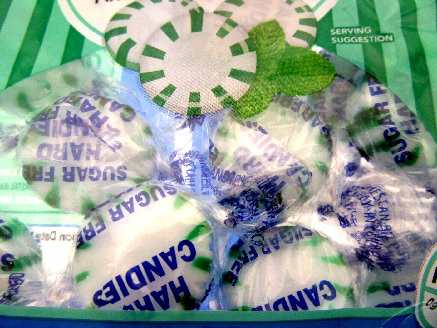 Spearmint Sugar Free Coastal Bay Hard Candy 2.75oz bag Lot of 2