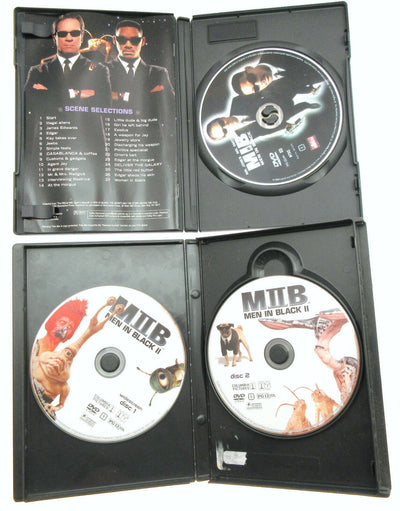 Men in Black 1 & 2 ~ Tommy Lee Jones, Will Smith ~ Movie DVD