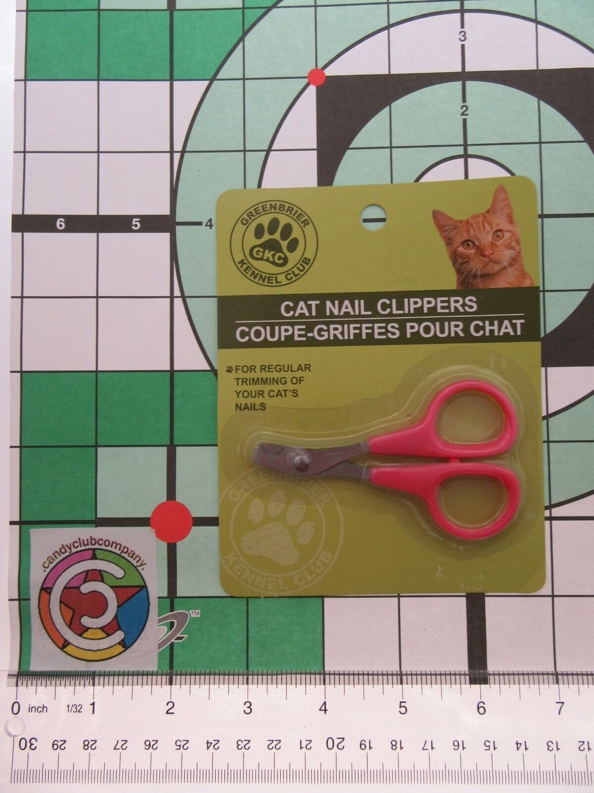 Cat Nail Clippers by Greenbrier Kennel Club  ~ Pet Claw Care - Pink