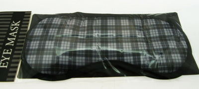 Gray & Black Eye Mask For Rest, Sleep, Meditation Grey
