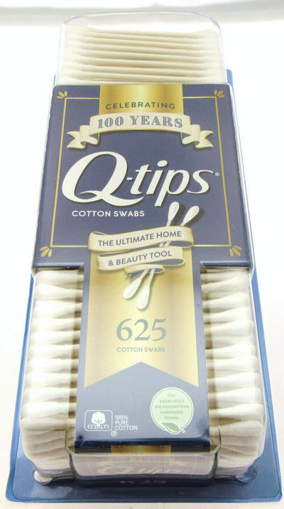 Q-tips 625 Count Cotton Swabs Brand Sealed Sterile Ears Lot BN
