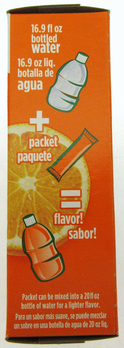 TANG Orange Naranja ~Packets ~ Sugar Free ~ New Look ~ Drink Mix ~ Lot of 3