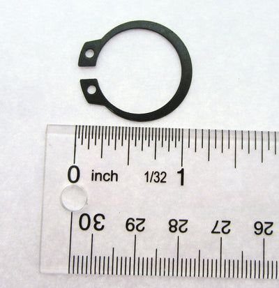 External Retaining Snap Ring ~ 7/8 inch~ Black Oxide ~ Spring Steel