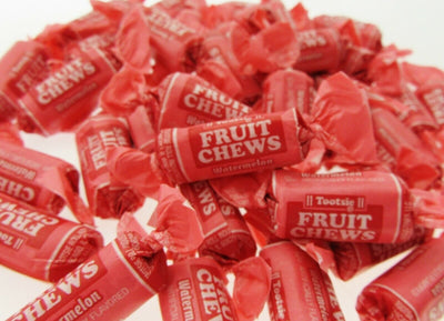 Tootsie Roll WATERMELON 8oz Fruit Chews Half Pound Candy ~ NEW FLAVOR