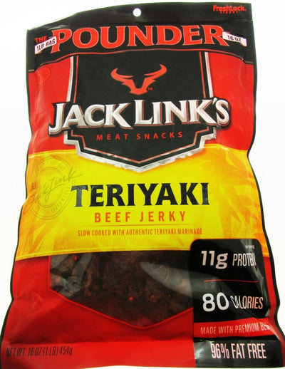 Jack Link's ~ Teriyaki Beef Jerky 16 oz./ 454g One Pound 1lb