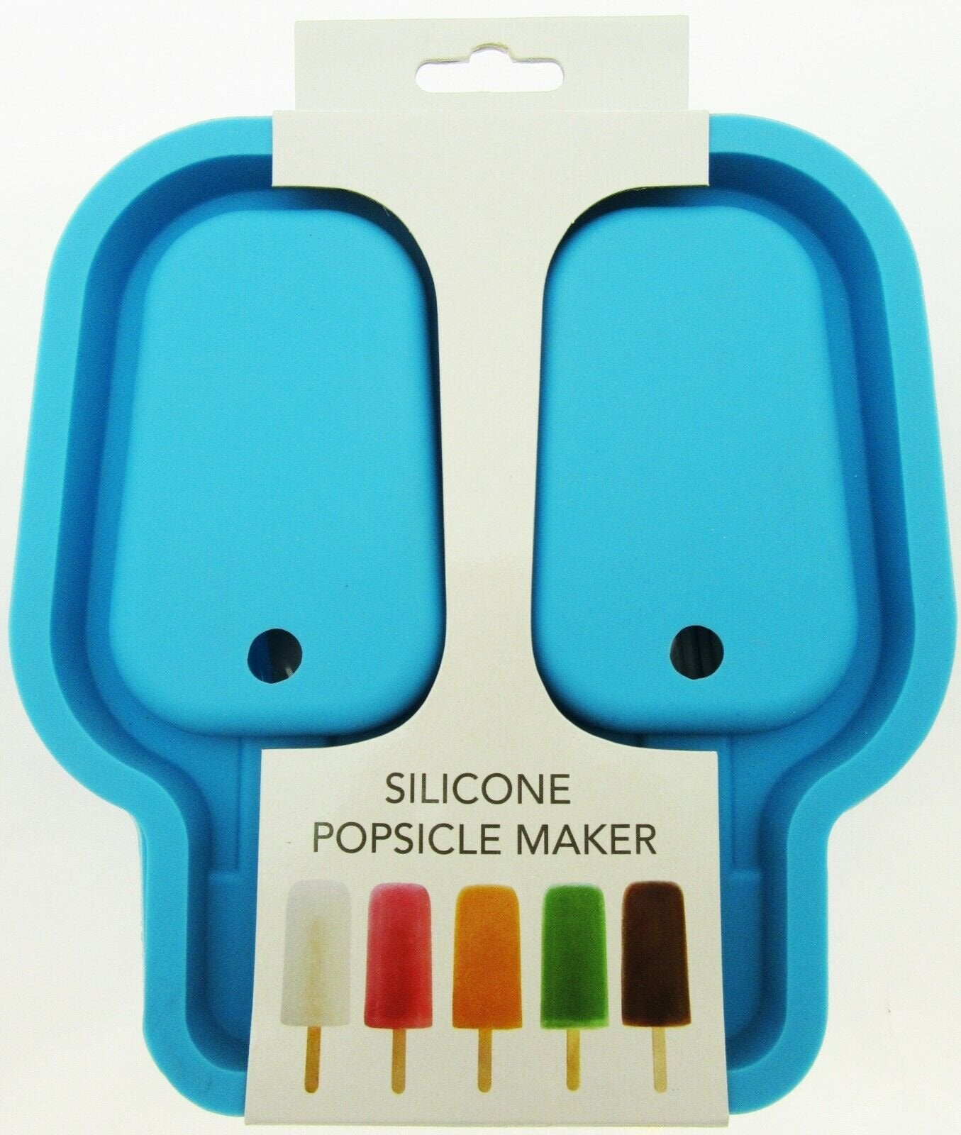 Silicone Popsicle Maker Tray ~ Sticks Included Flexible ~ By Kolorae - Blue