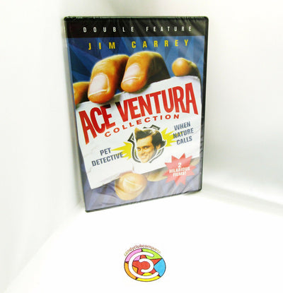 Ace Ventura 1&2 ~ 1994 / 1995 ~ Jim Carrey ~ Movie ~ New DVD