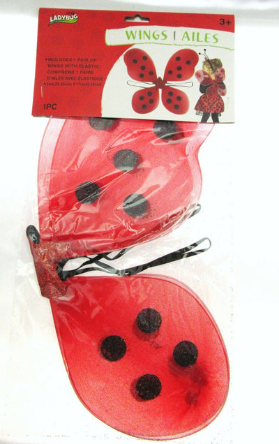 14"x 17" Fairy Wings ~ Lady Bug ~ Dress Up Costume ~ Halloween or Play