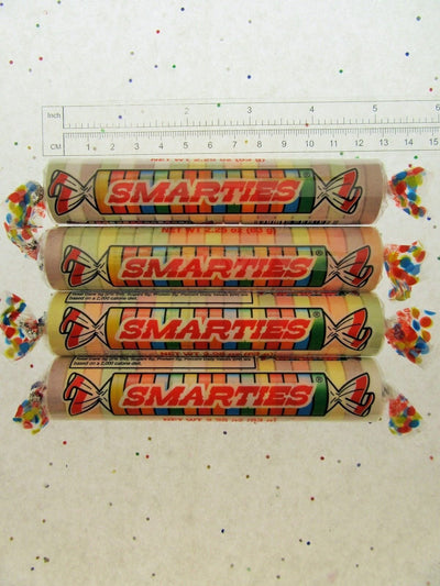 Smarties ~ 4 Huge Rolls ~ Extra Large ~ Candy 2.25 oz ea Smarty