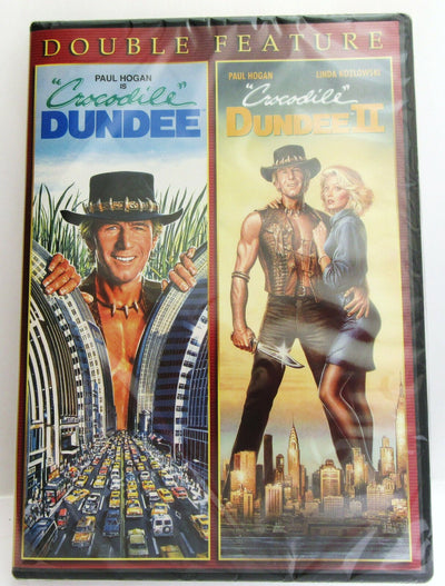 Crocodile Dundee 1 & 2 ~ Paul Hogan ~ Double Feature ~ Film ~ Movie New DVD