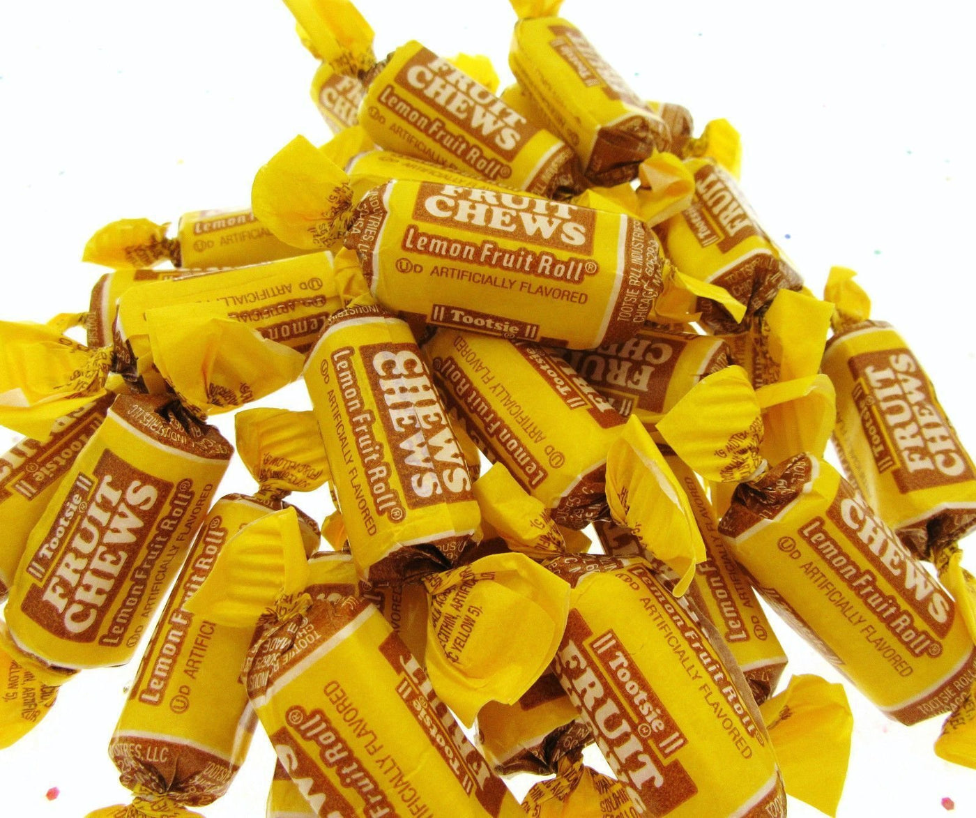 Tootsie Roll Lemon Two Pounds 2lbs Fruit Chews Candy Candies ~ 32oz