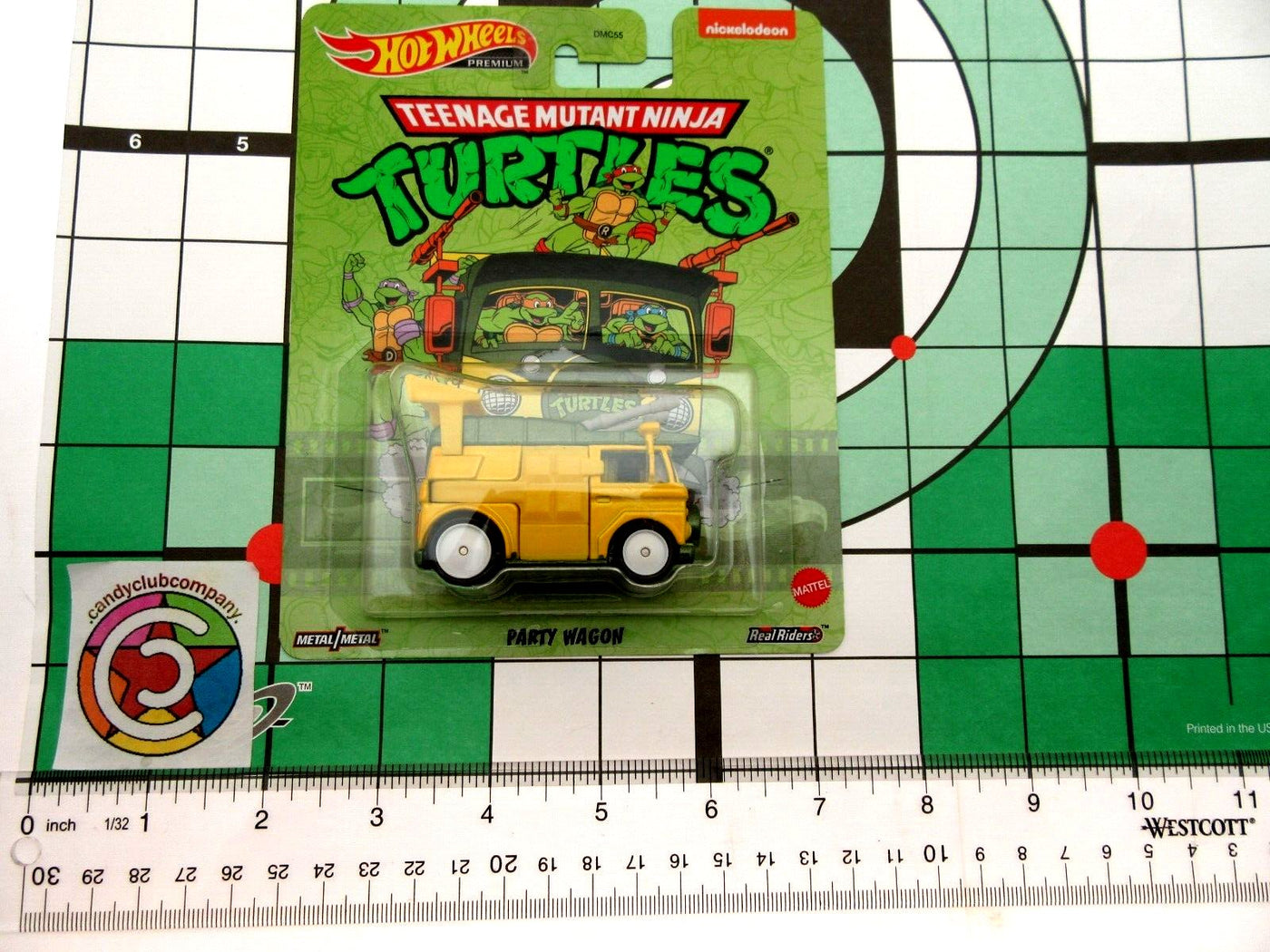 Teenage Mutant Ninja Turtles Party Bus ~ Hot Wheels Premium ~ Die Cast