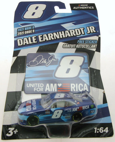 Dale Earnhardt Jr ~ America~ NASCAR Authentics ~ Die Cast  1:64 Scale