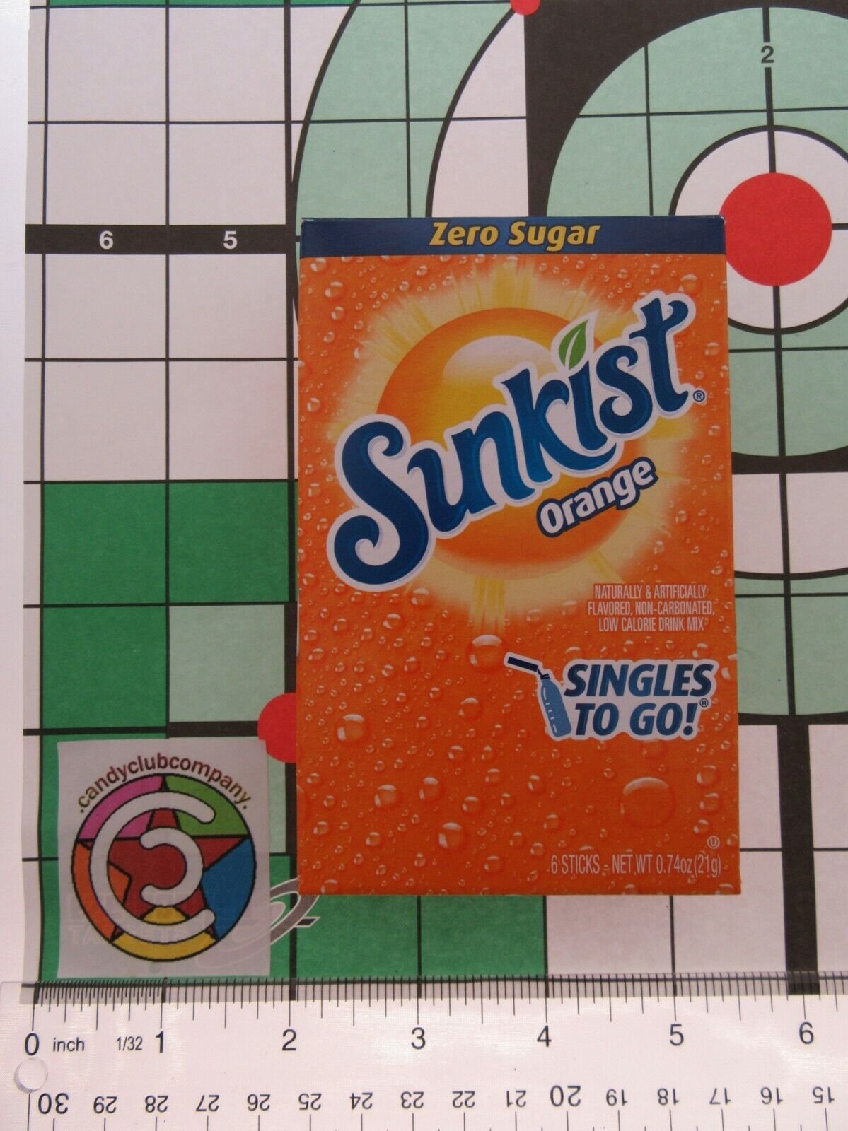 Sunkist Orange ~ Packets ~ Zero Sugar Free ~ Drink Mix ~ 3 Boxes