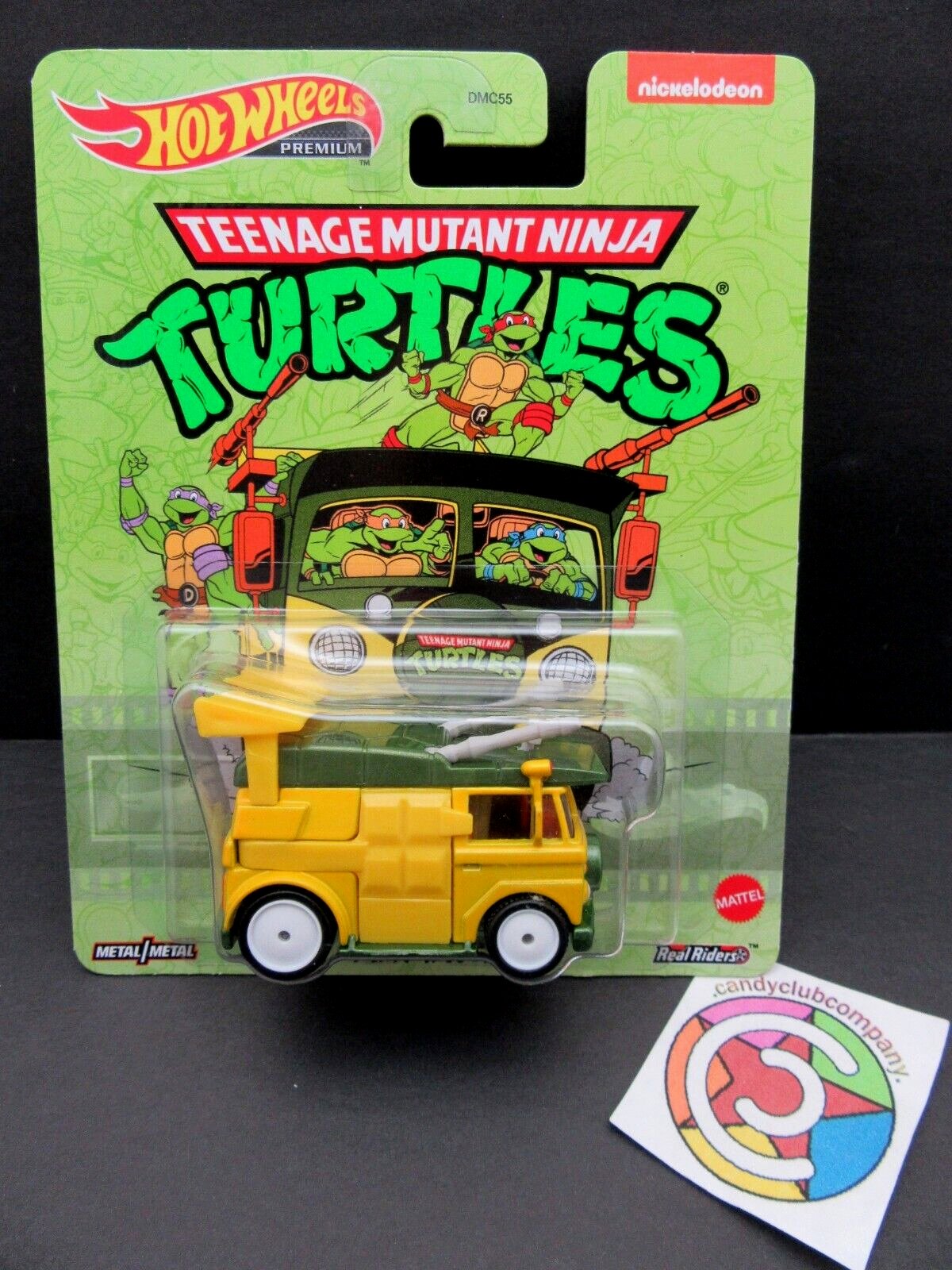 Teenage Mutant Ninja Turtles Party Bus ~ Hot Wheels Premium ~ Die Cast