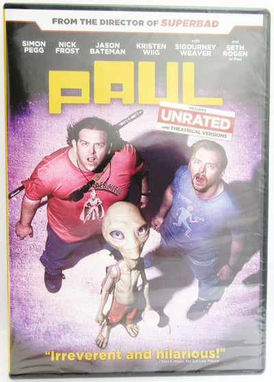 Paul ~ 2011 ~ Simon Pegg ~ Nick Frost ~ Seth Rogen ~ Movie ~ New DVD