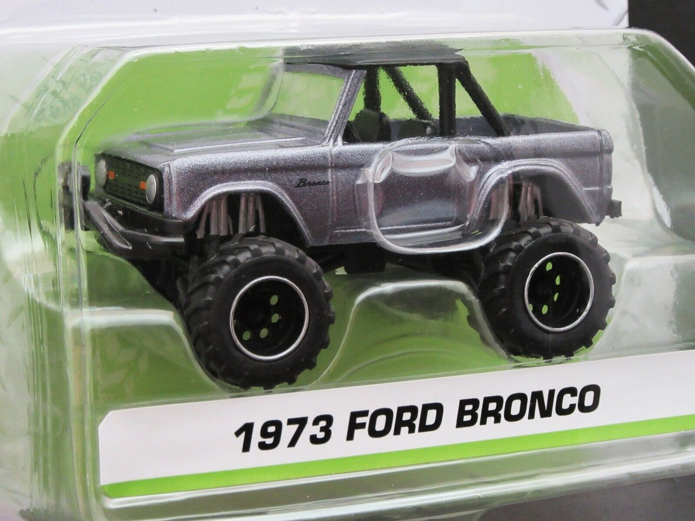 1973 Ford Bronco ~ Silver Convertible ~ Die Cast Metal ~ 1:57 Scale Just Trucks