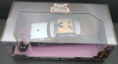 Count Chocula & 1959 Cadillac Coupe Deville~ Die Cast Car ~ 1:24