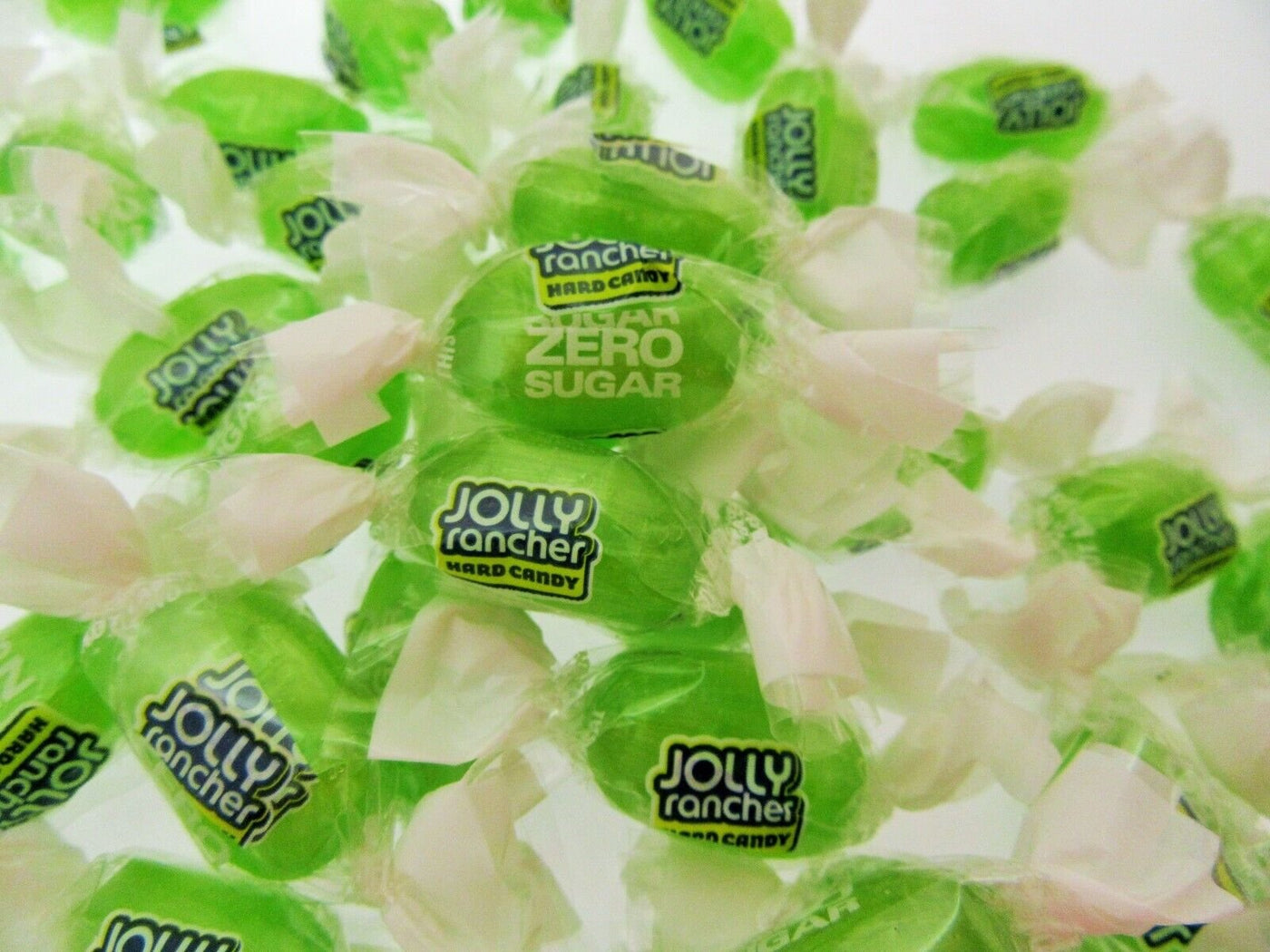 Jolly Rancher ZERO SUGAR FREE Green Apple 8oz Candy Candies Half Pound