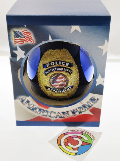 Police Department To Protect and Serve Christmas Tree Ornament ~ American Pride