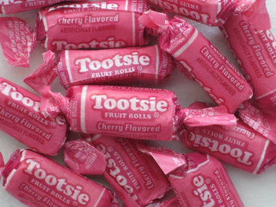 Tootsie Roll Cherry Fruit Chews Half Pound 8oz Candy