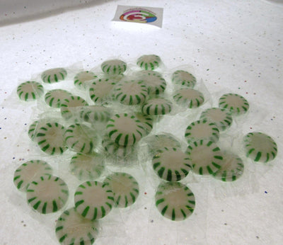 Spearmint Discs ~ One Pound ~ Sweet Smiles Candy ~ 16oz