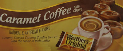Werther's Original Caramel Coffee Hard Candies 8oz Candy ~ Half Pound Sweets