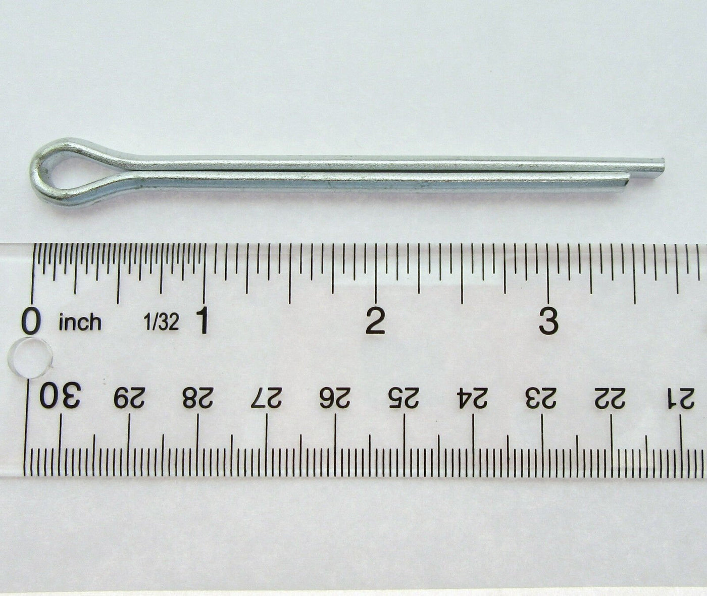 Cotter Split Pin ~ 1/4 inch x 3 inch ~ Extra Long ~ Zinc Plated