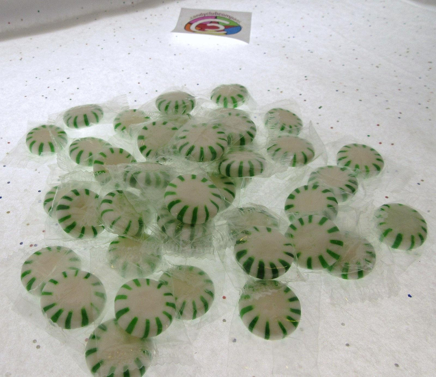 Spearmint Discs ~ Half Pound ~ Sweet Smiles Candy ~ 8oz