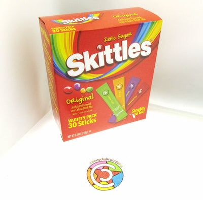 NEW! Skittles ~ 30 Sticks ~ Zero Sugar Free ~ Drink Mix