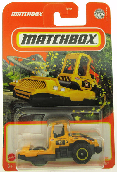 MBX ~ Road Roller ~ Yellow ~ 1:64 Scale ~ Matchbox
