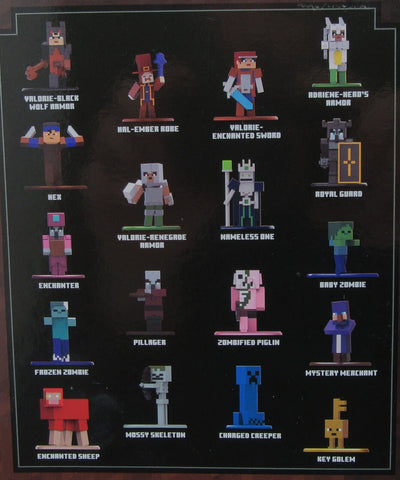 Minecraft ~ Dungeons ~ Die Cast ~ 18 Figurines ~ Melalfigs