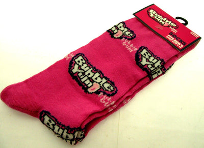 One Pair of Bubble Yum Crew Socks for Men Shoe Sizes 6 - 12