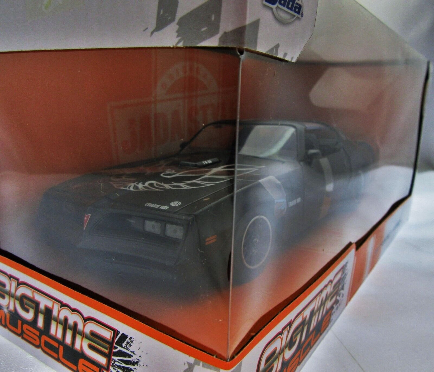 1977 Pontiac Firebird ~ Die Cast Car ~ Big Muscle ~ Matte Black ~ 1:24