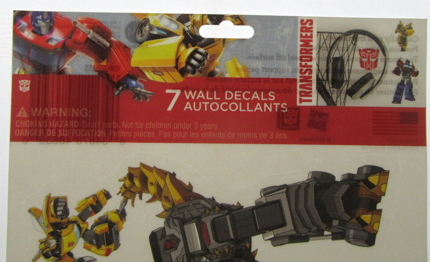 Transformers Sticker ~ Autobot Decepticon ~ 7 Wall Decals Autocollants